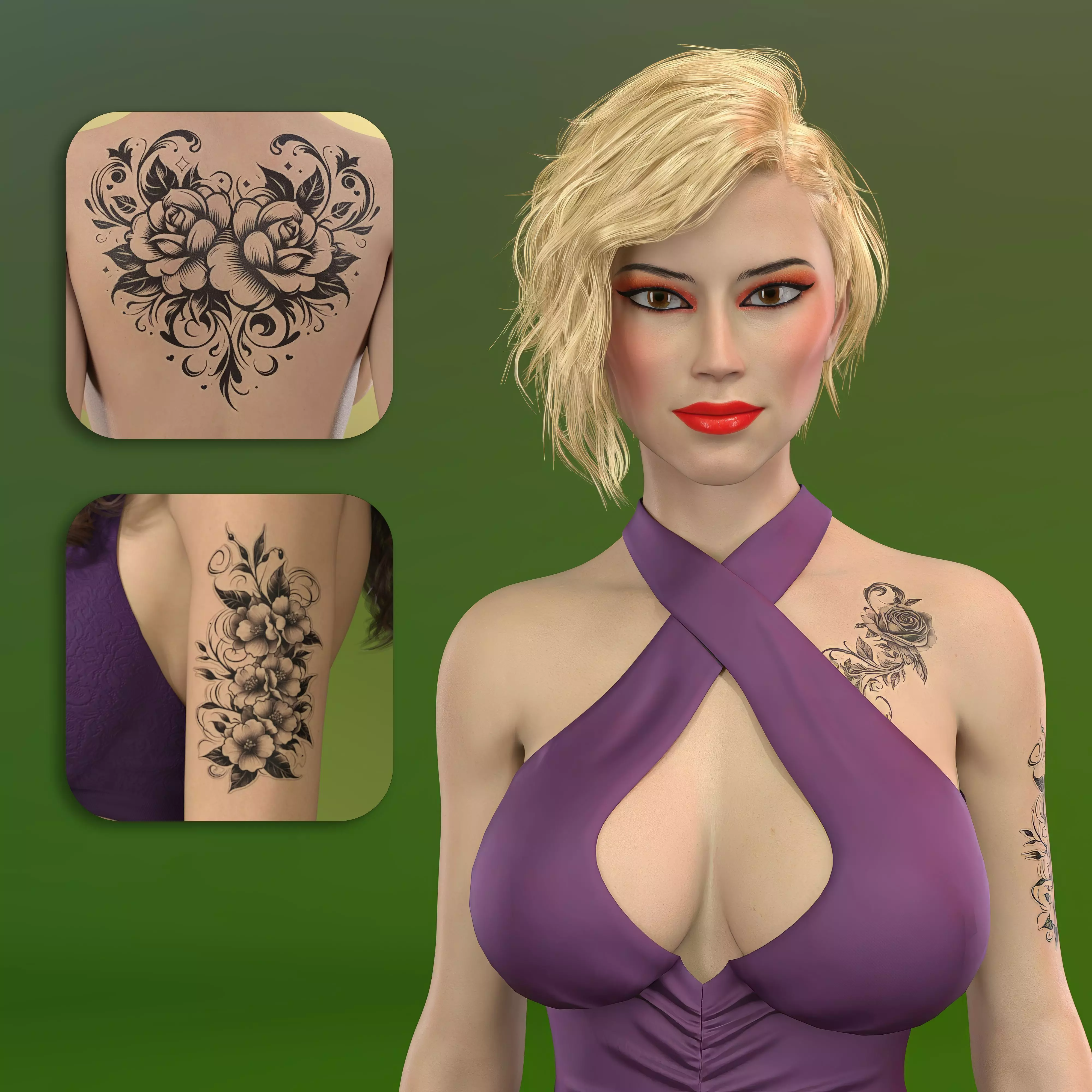 DD Cecelia for Genesis 8 and 8 1 Female 3D model_5