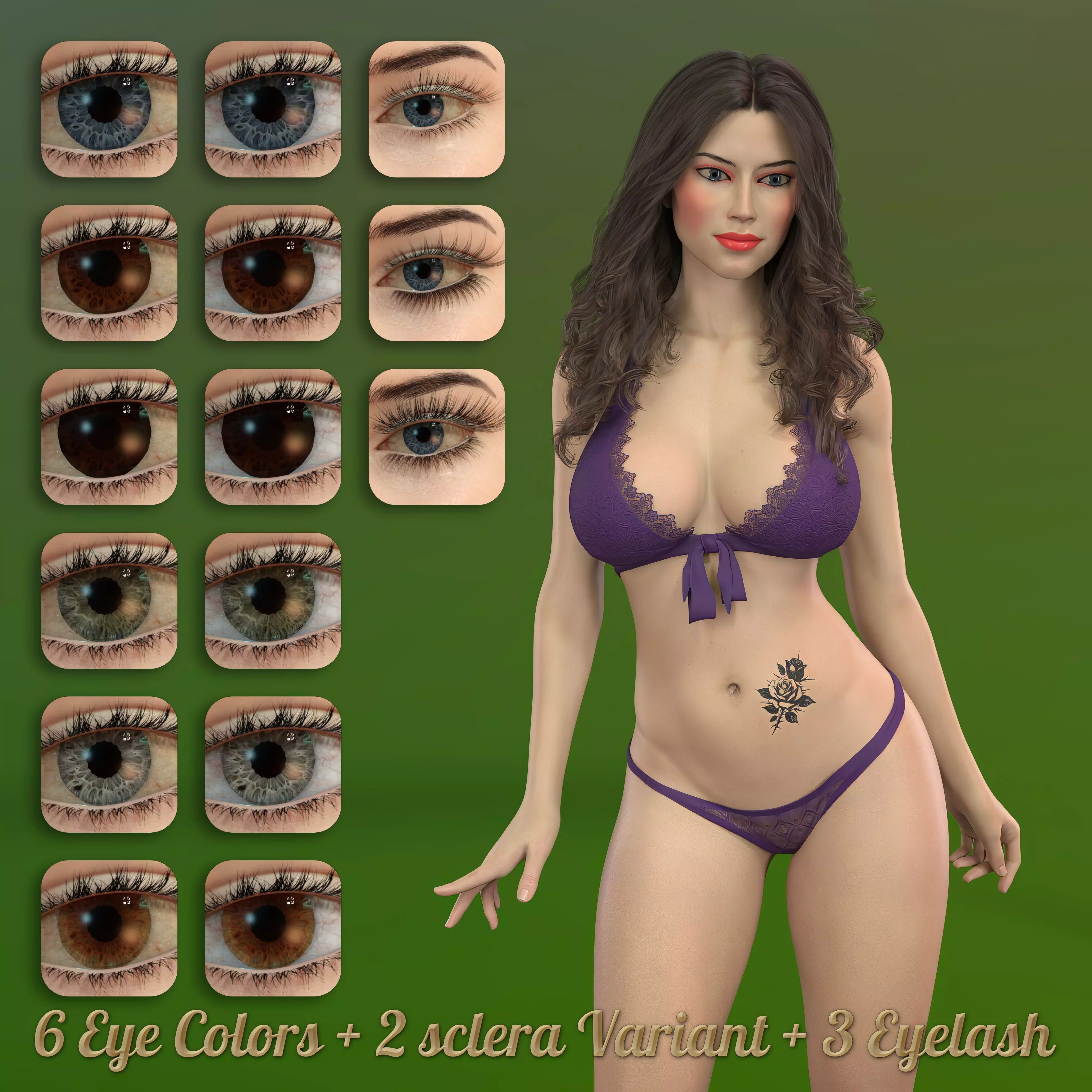 DD Cecelia for Genesis 8 and 8 1 Female 3D model_6