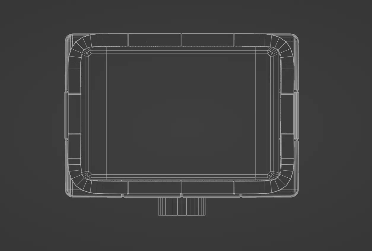 Tiled Fireplace 3D model_21