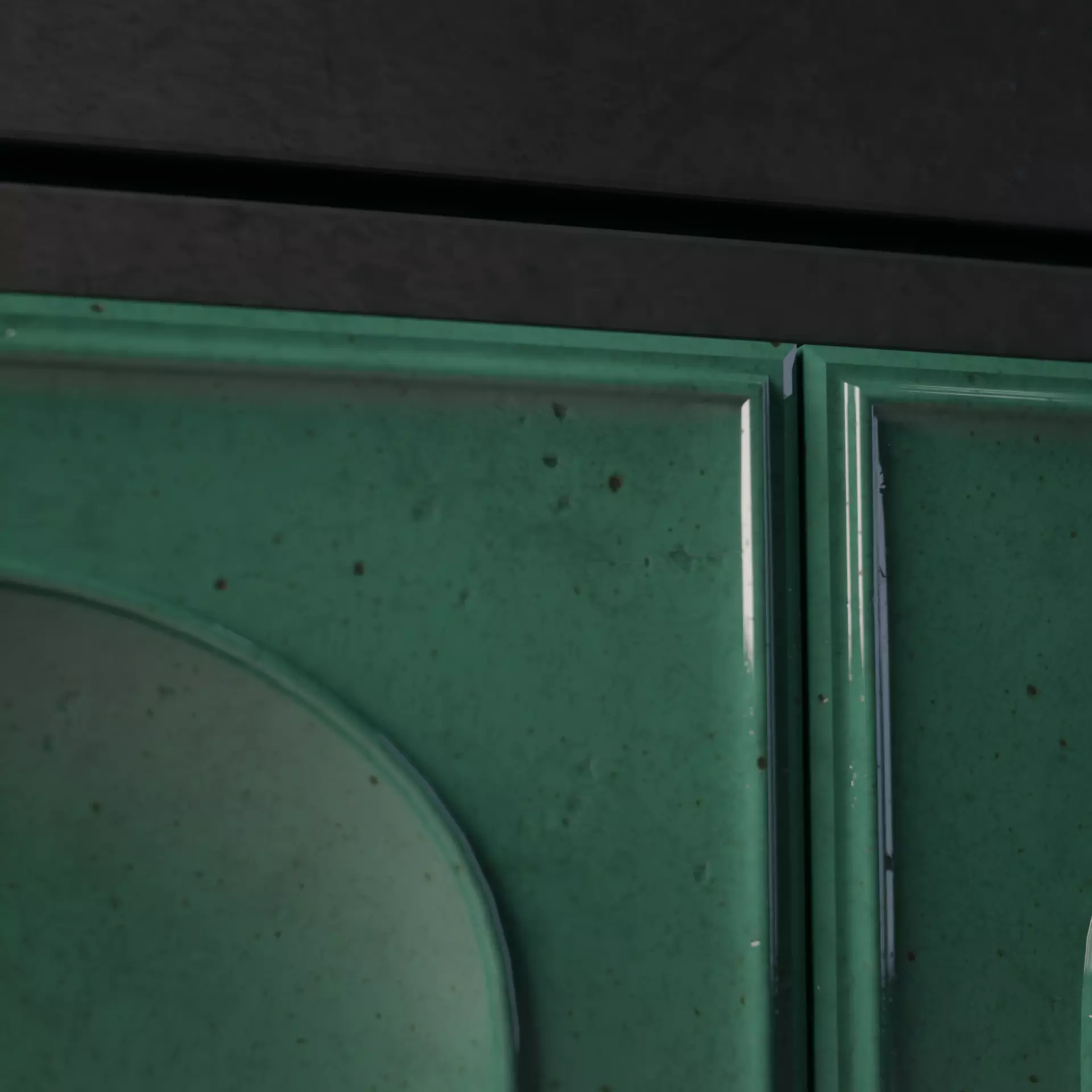 Tiled Fireplace 3D model_2