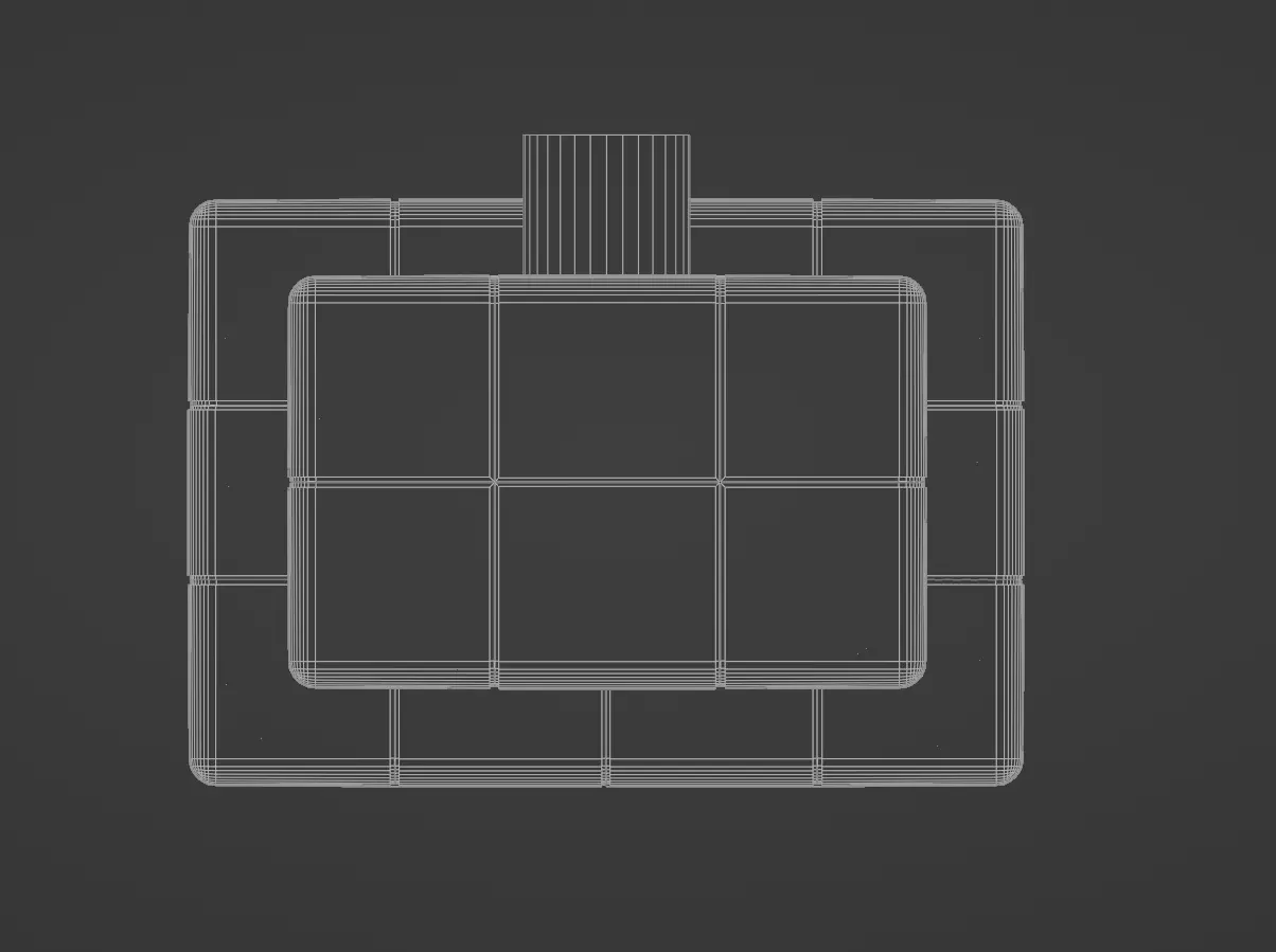 Tiled Fireplace 3D model_20