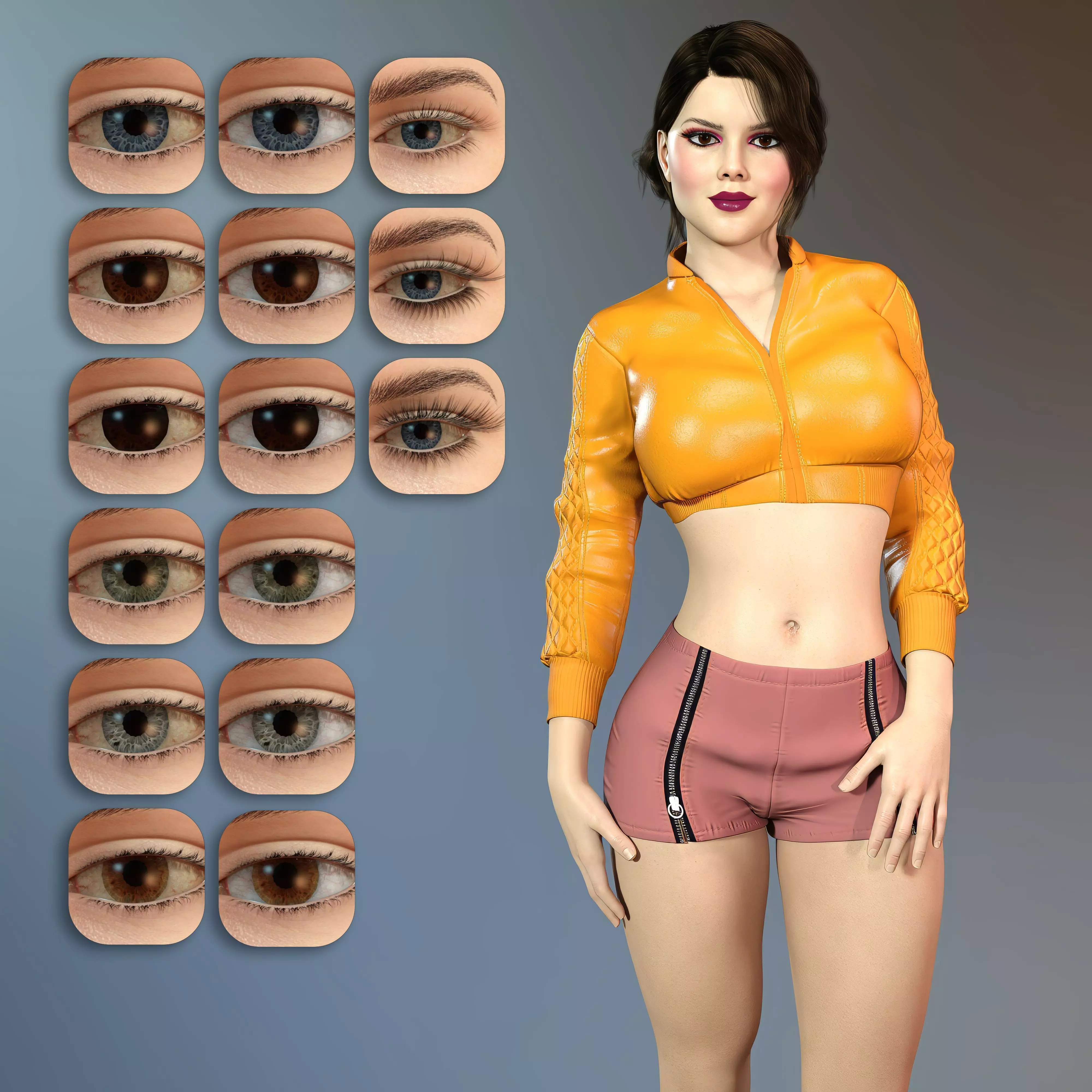 DD Kenna HD for Genesis 8 Female Character for Daz Studio 3D model_5