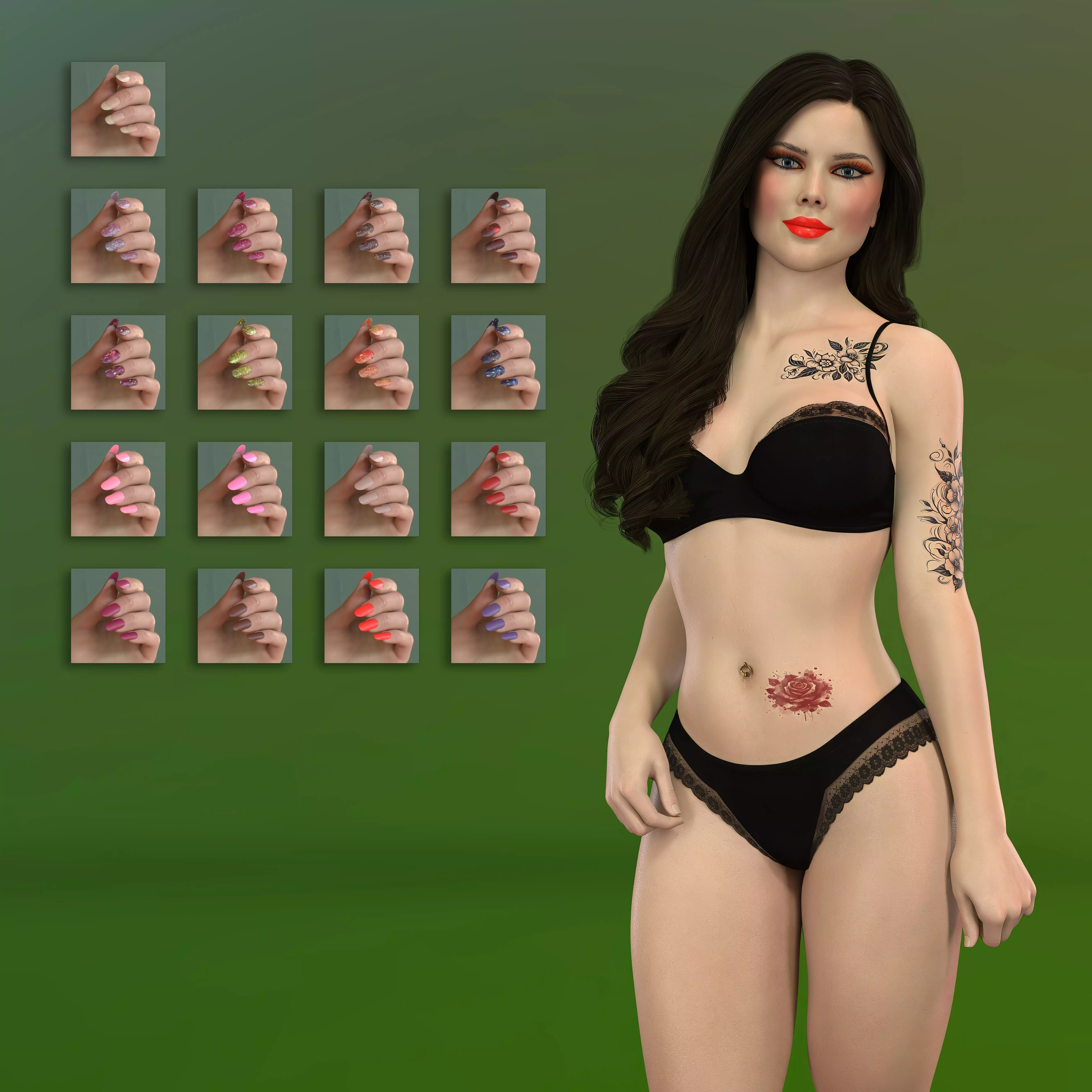 DD Kenna HD for Genesis 8 Female Character for Daz Studio 3D model_7