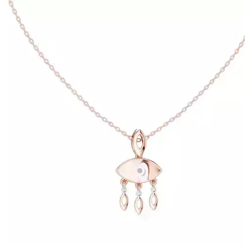 Evil Eye Diamond Pendant 3dm stl renders Animation Videos