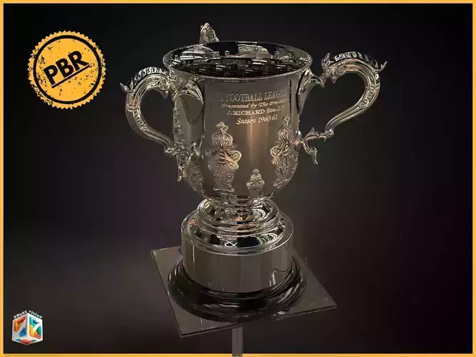 EFL League football Cup Trophy Award  3D model