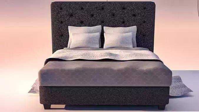 Modern Bed  3D model