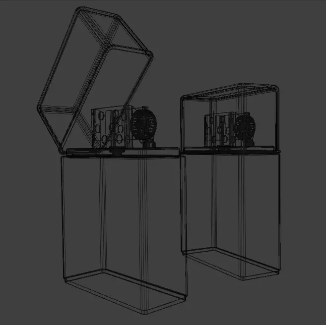 Vintage Skull Engraved Lighter Realistic 3D Model 3D model_4