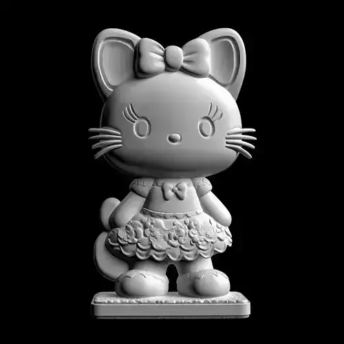 Hello Kitty Character Sculpture