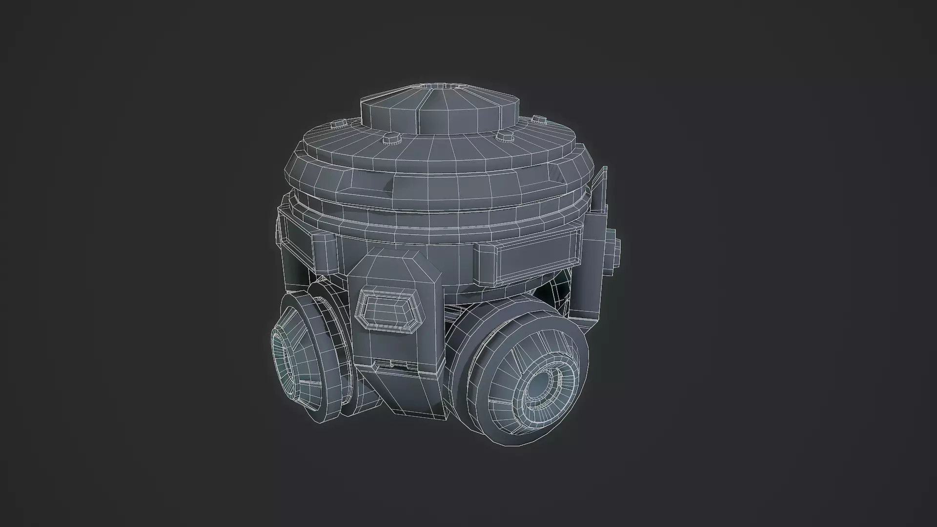 Gravity Generator Low-poly 3D model_10