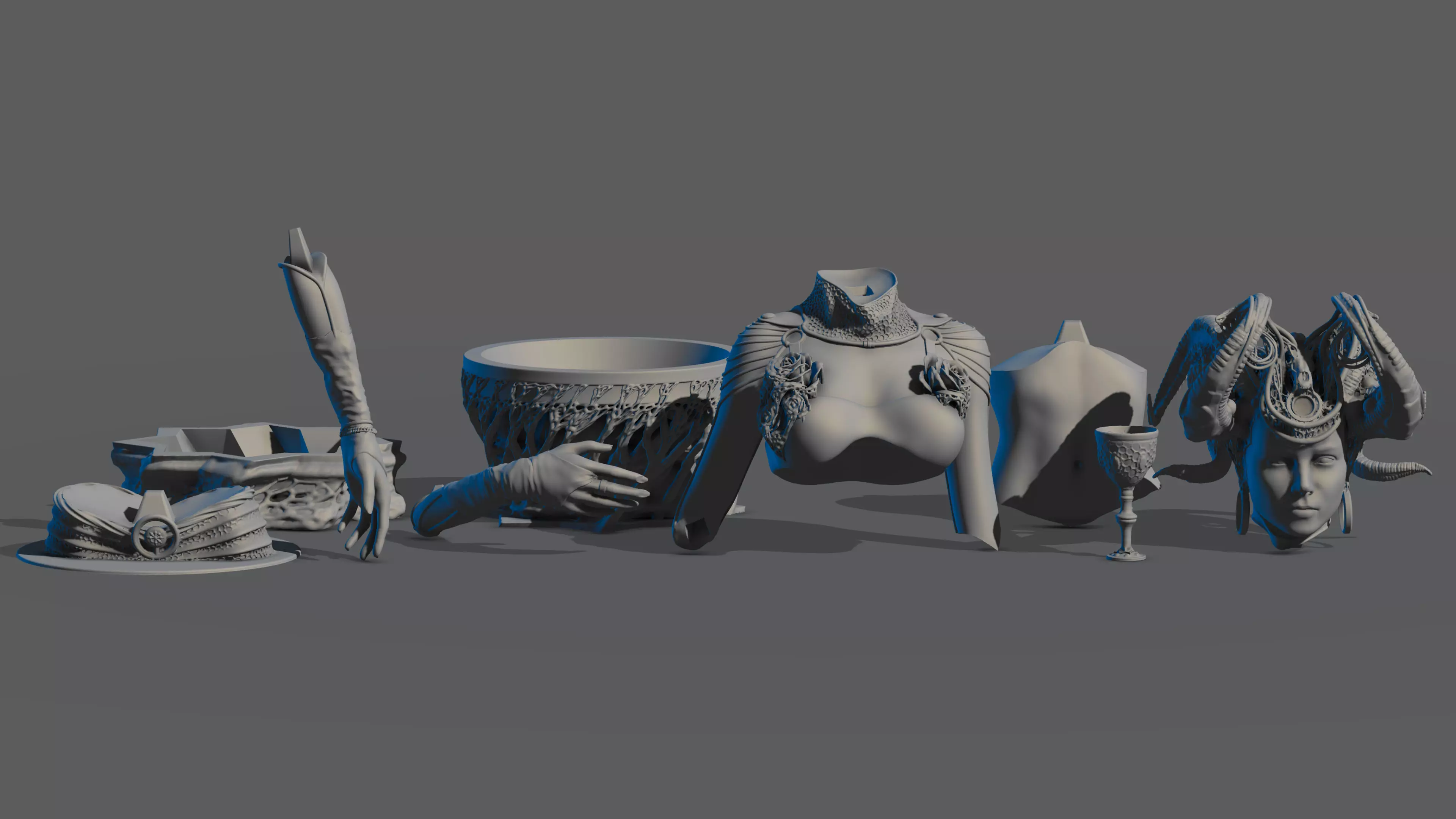 Sentient 6 3D print model_3