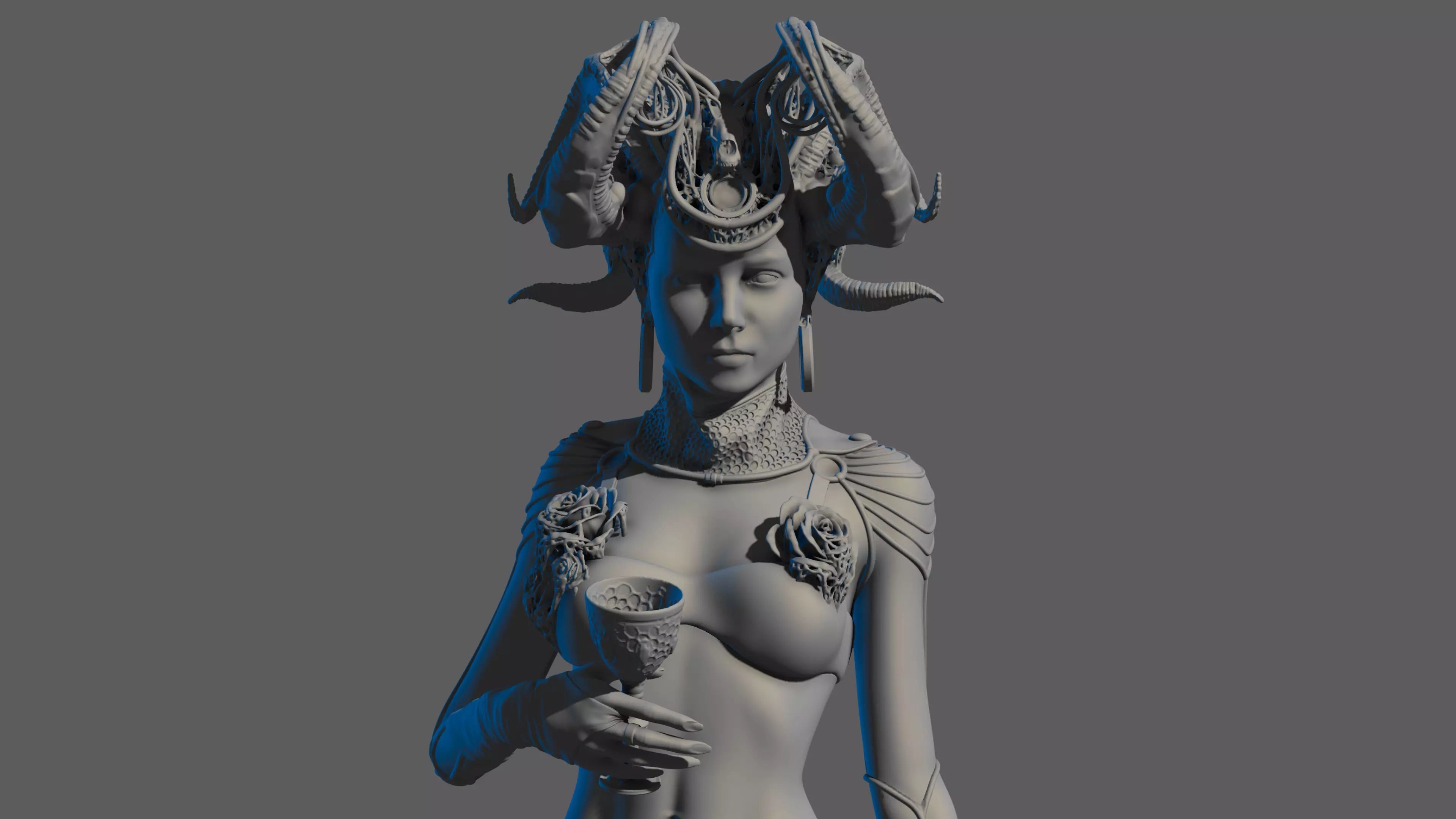 Sentient 6 3D print model_8