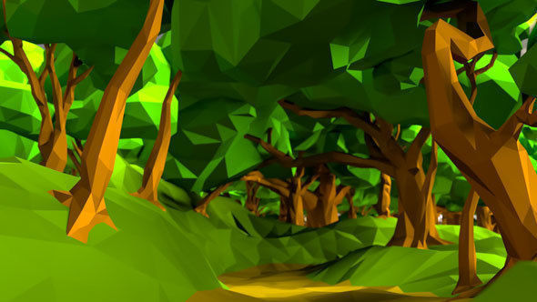 Low Poly Tree Pack 2 Low-poly 3D model