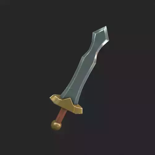 Stylized Golden Sword