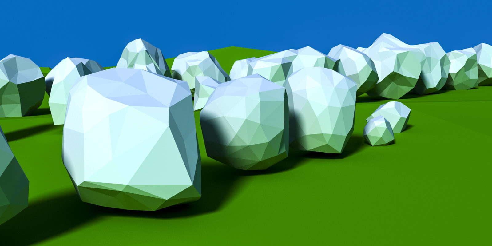 Low Poly Rocks Pack Low-poly 3D model_1