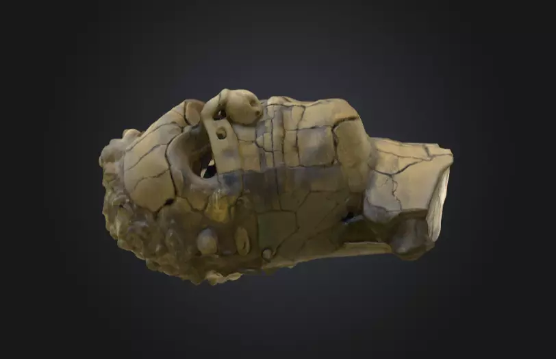 Echoes of Antiquity Head Low-poly 3D model_9