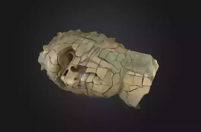 Echoes of Antiquity Head Low-poly 3D model