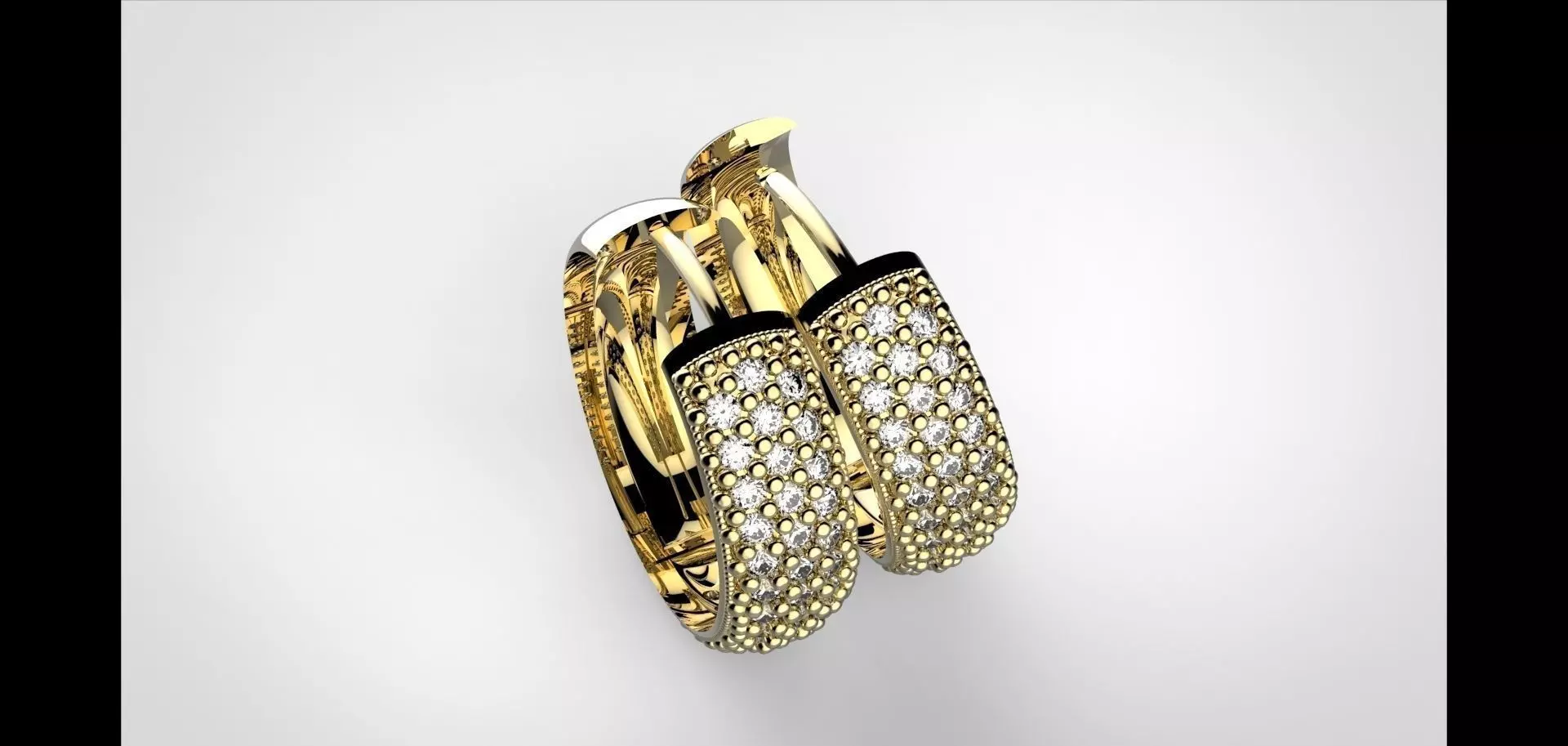 Brillante Earring 3D print model