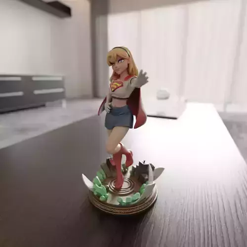 Supergirl 3D print model