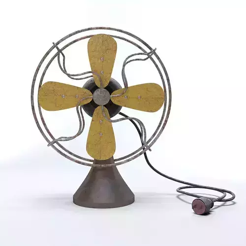 Old Worn Fan 3D model