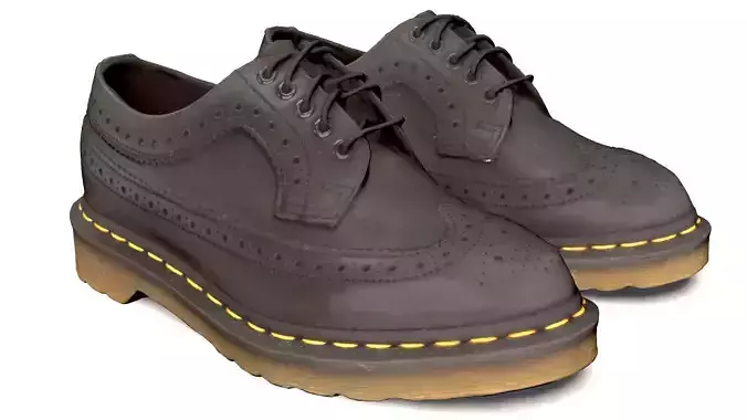 Leather Shoe DrMartens Short Business Shoes 04