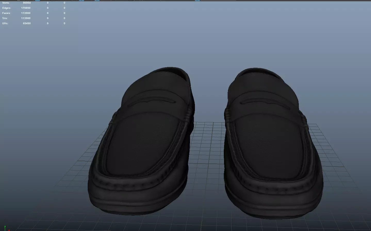 Business Shoes Package Business Shoes 06 Low-poly 3D model_9