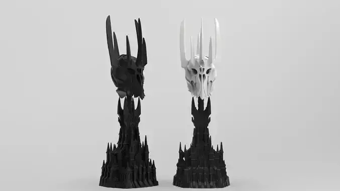 Sauron Tower Display  Lord of the Rings Statue 3D print model