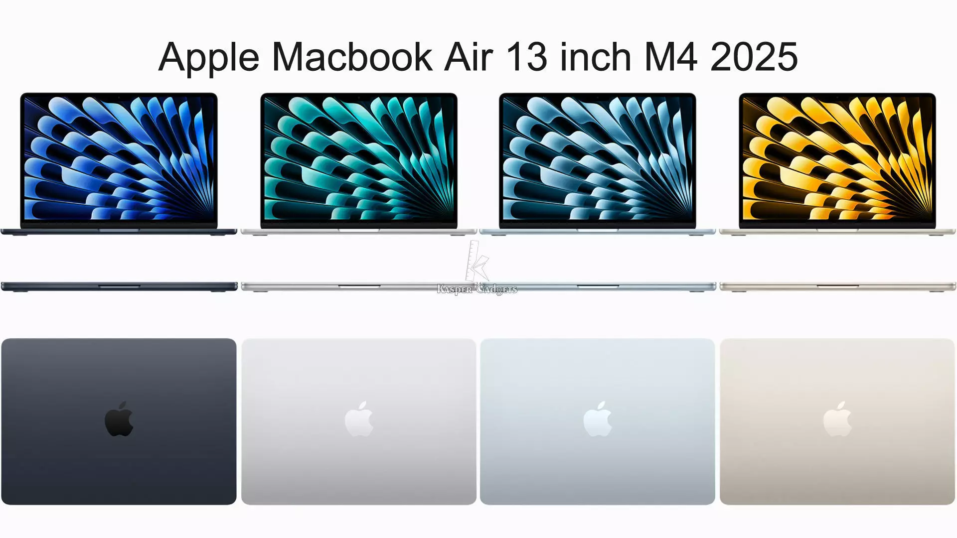 Apple Macbook Air 13 inch M4 2025 3D print model_0