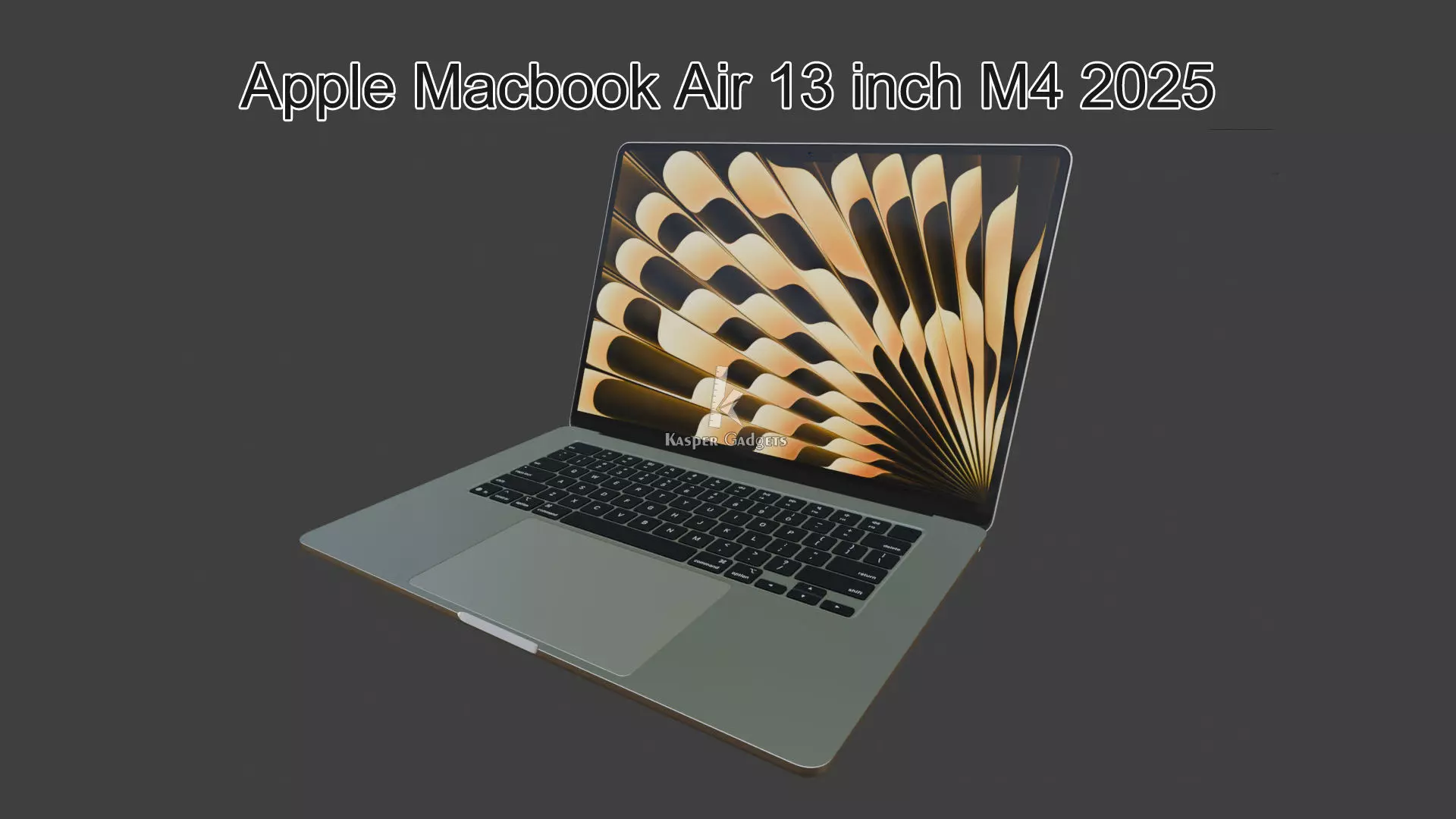 Apple Macbook Air 13 inch M4 2025 3D print model_1