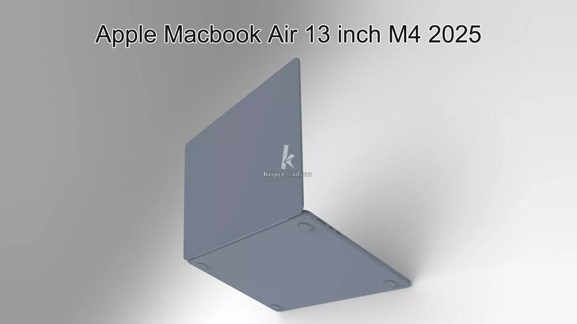 Apple Macbook Air 13 inch M4 2025 3D print model_12