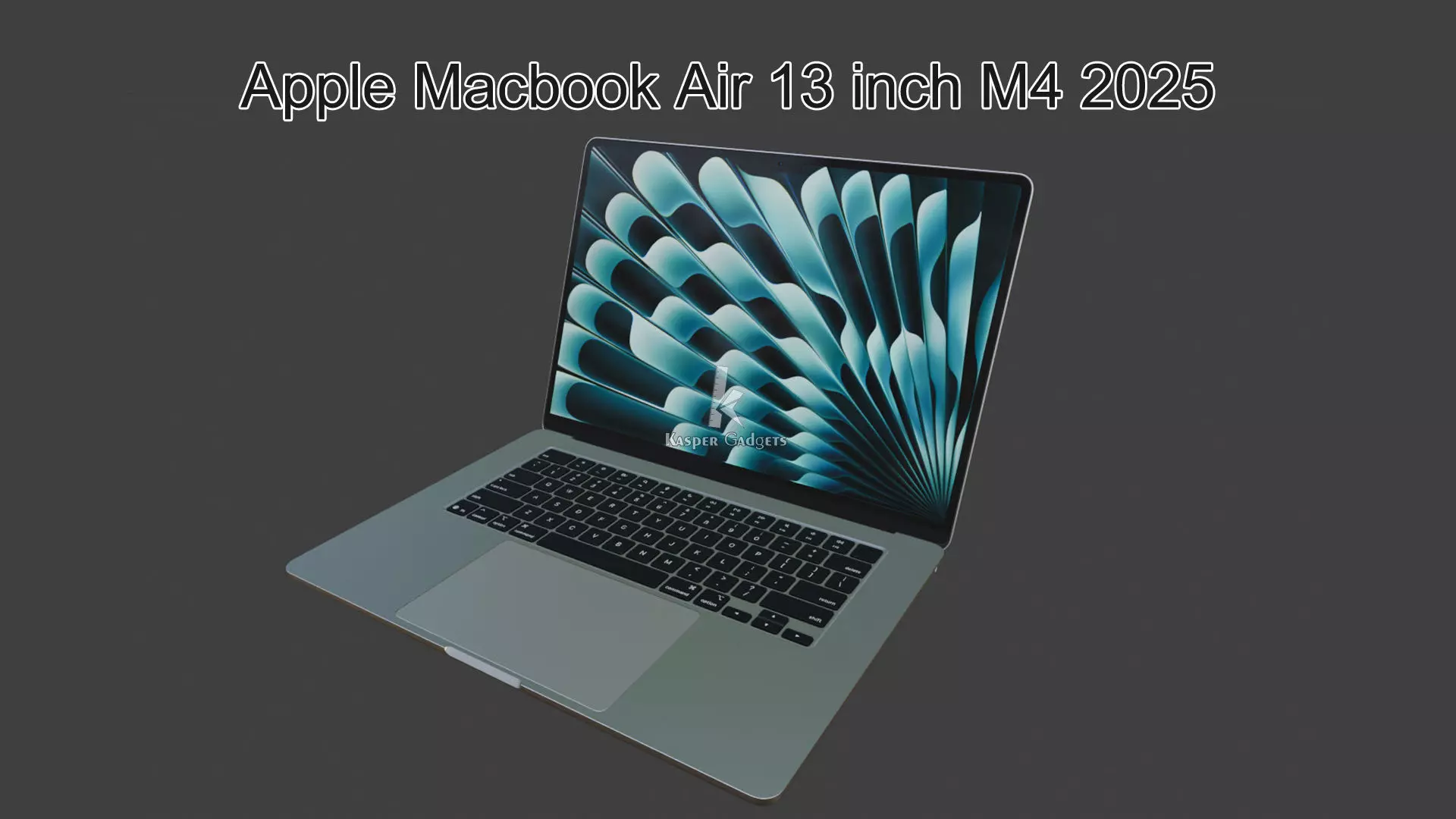 Apple Macbook Air 13 inch M4 2025 3D print model_3