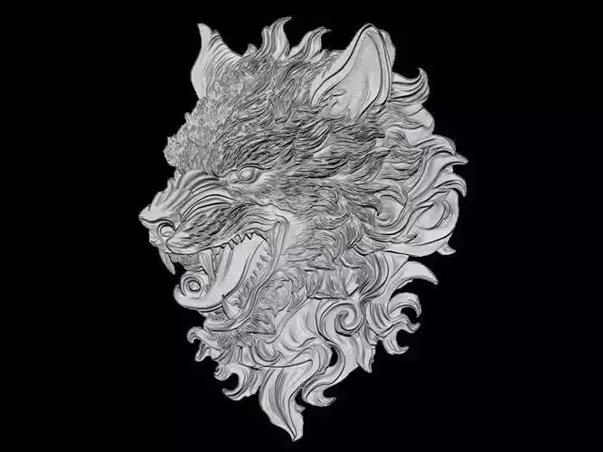 Cerberus Sculpture Three-Headed Dog Mythical 3D print model