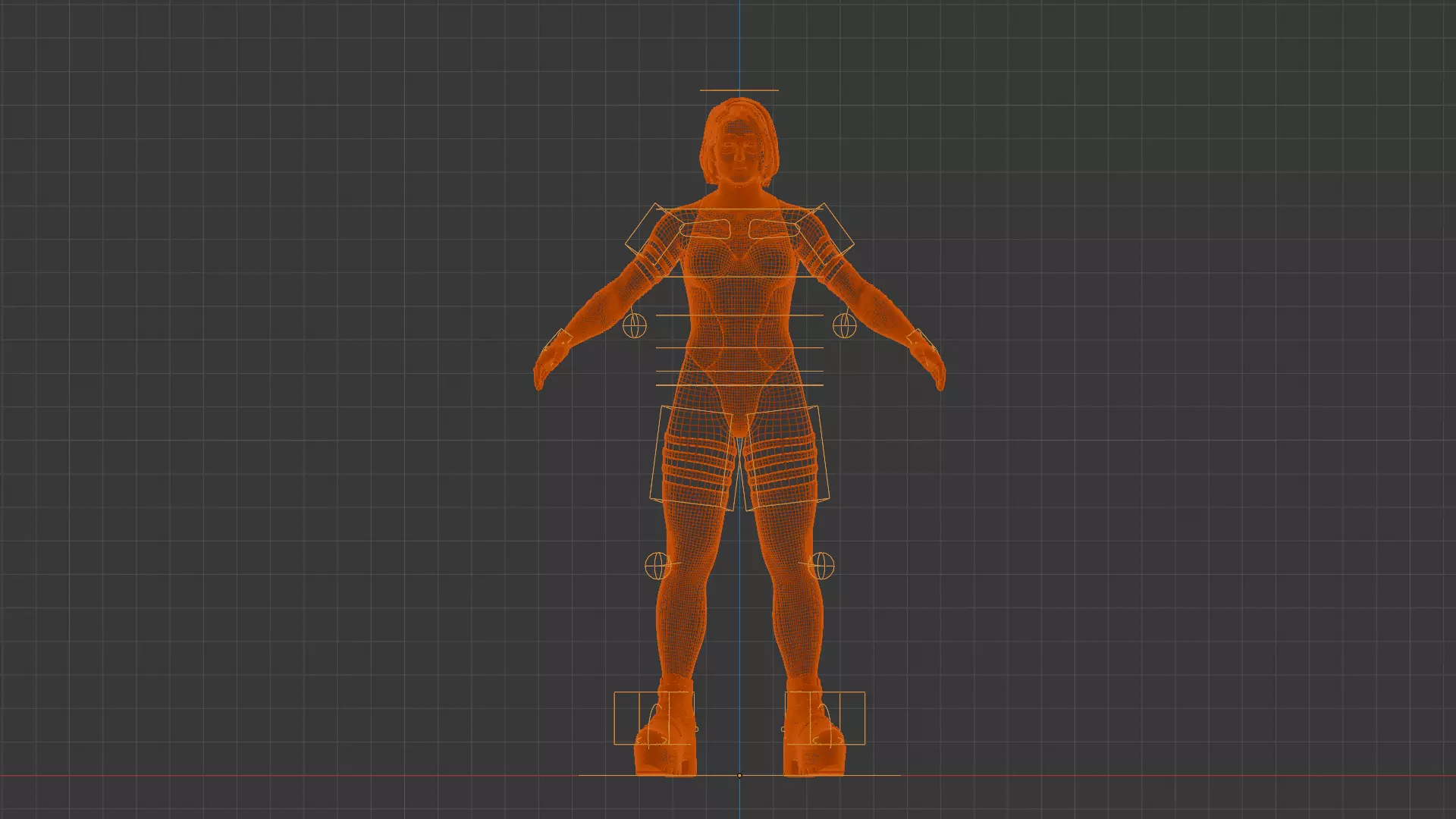 Emerald Vortex  Energy Superheroine 3D Character Low-poly 3D model_16