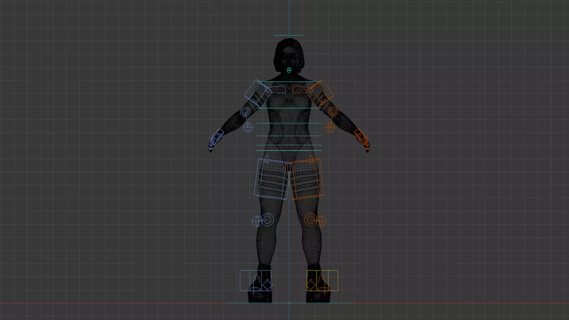 Emerald Vortex  Energy Superheroine 3D Character Low-poly 3D model_17