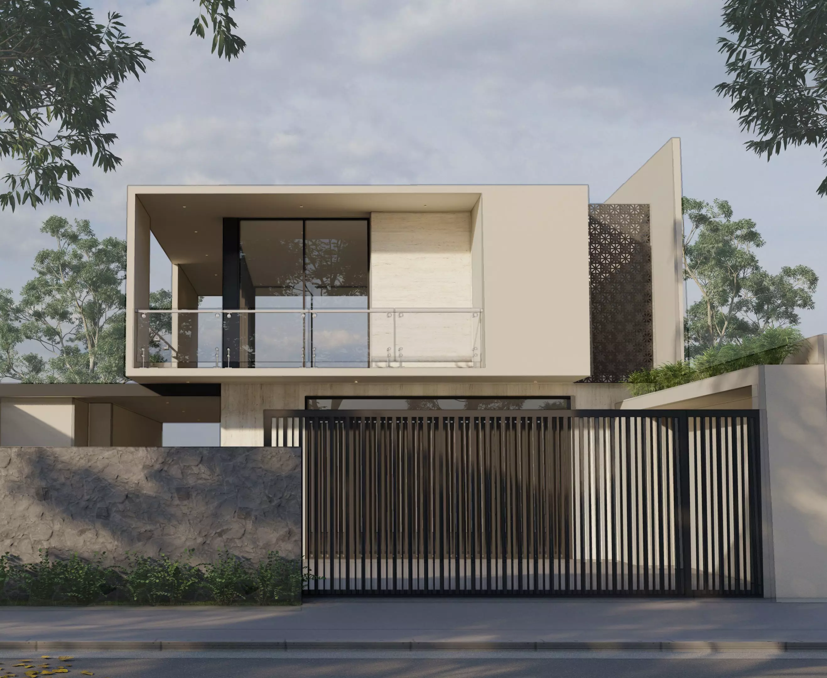 Realistic Exterior Lumion Rendering and SketchUp 3D model_2