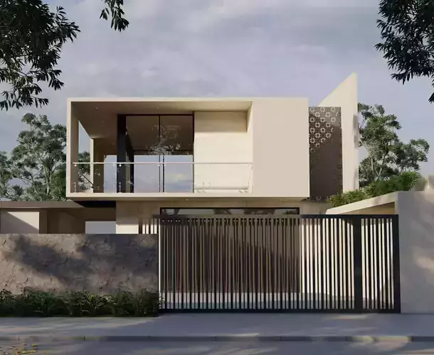 Realistic Exterior Lumion Rendering and SketchUp