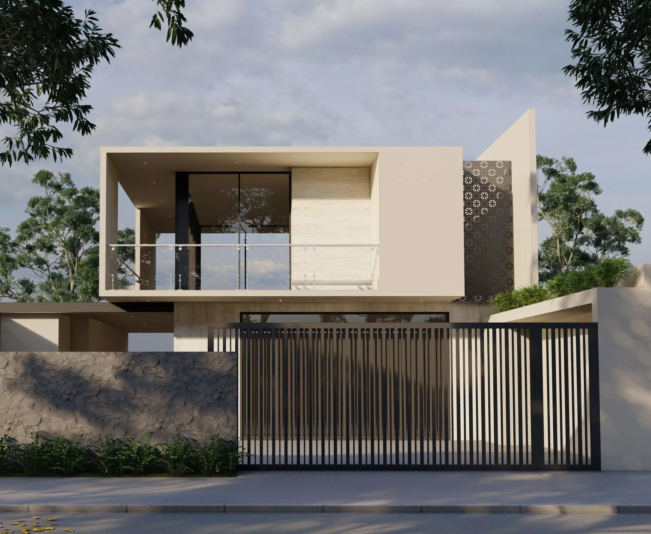Realistic Exterior Lumion Rendering and SketchUp 3D model_0