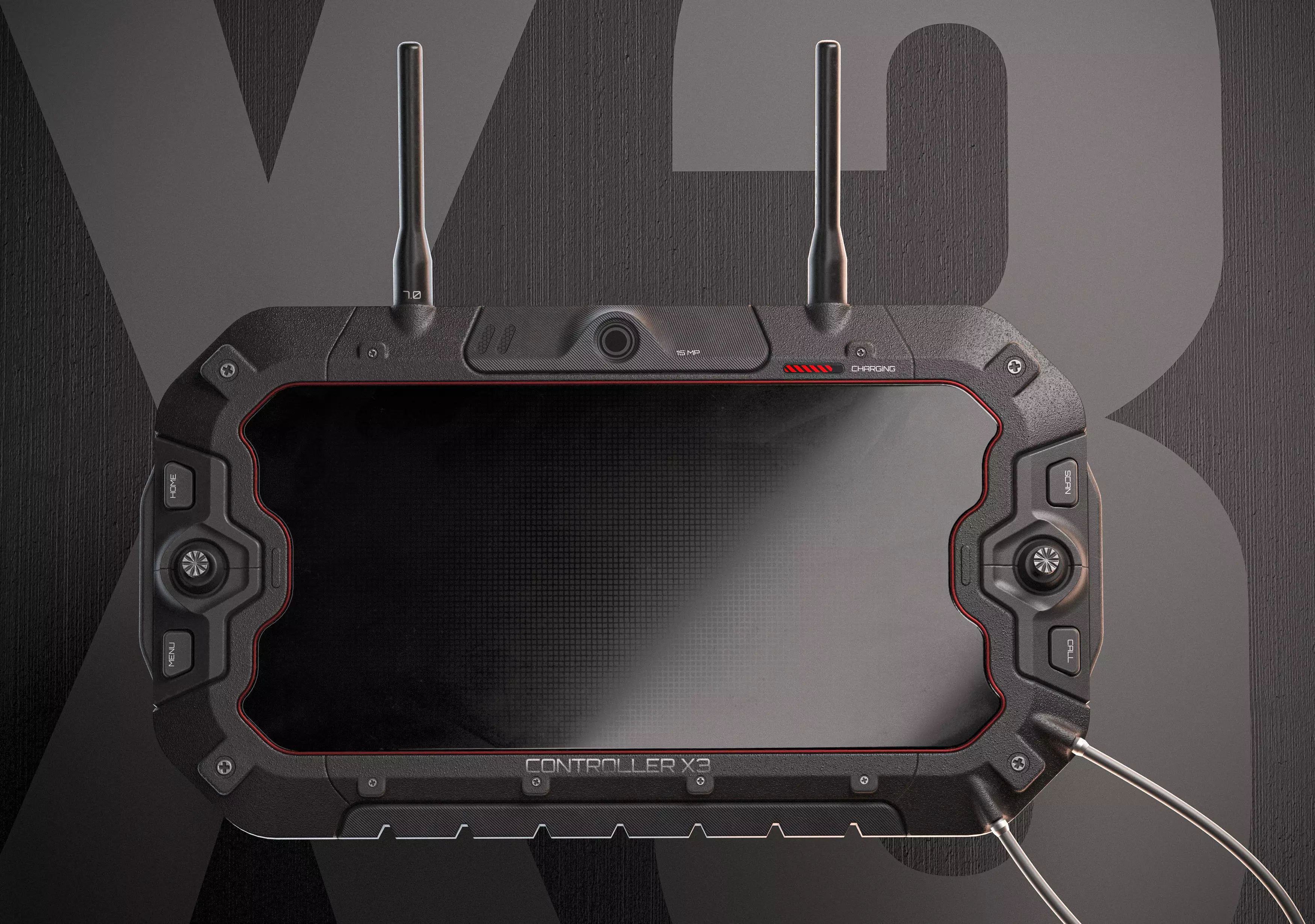 Sci-fi Controller X3 Device PBR Low-poly 3D model_2