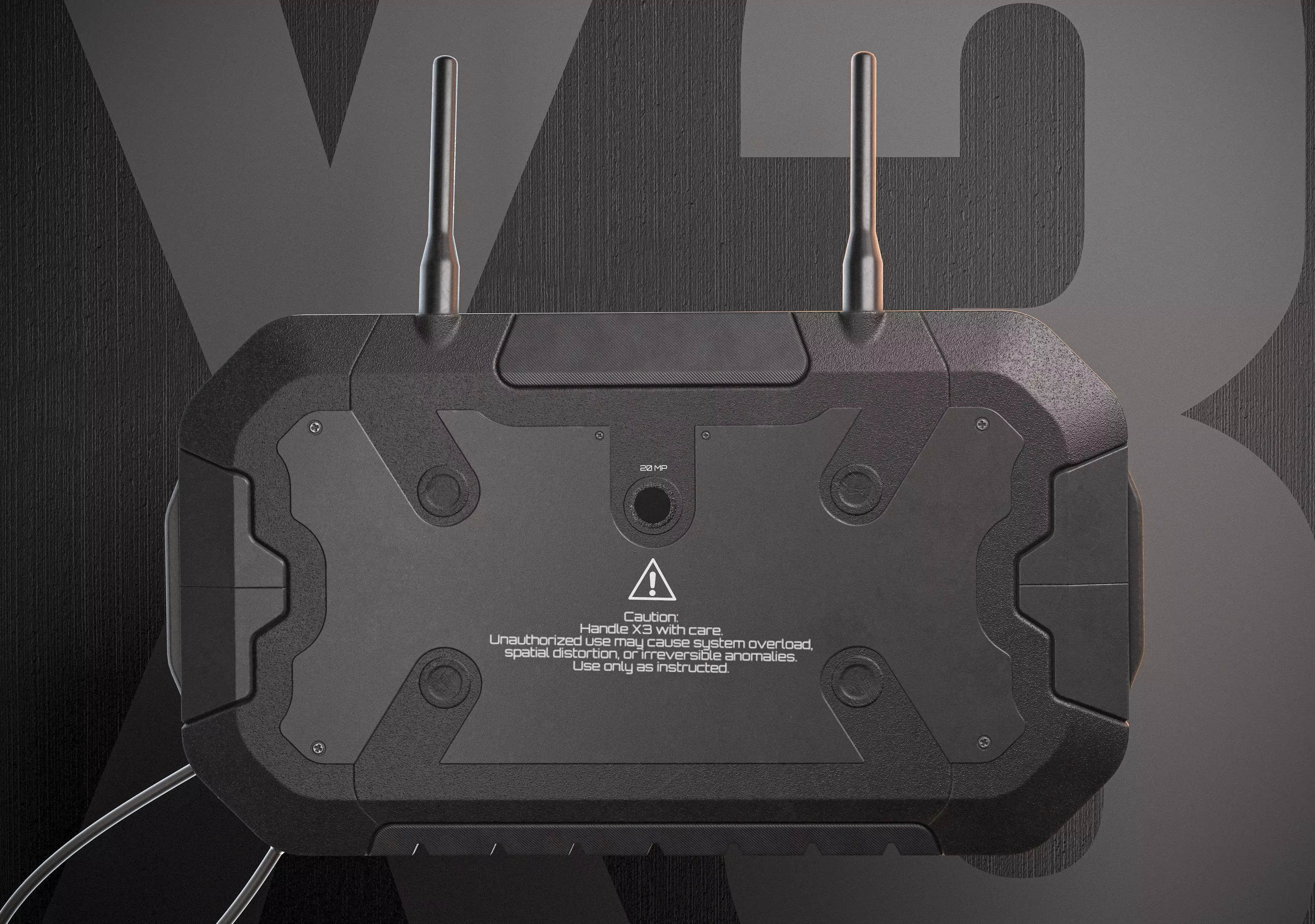 Sci-fi Controller X3 Device PBR Low-poly 3D model_6