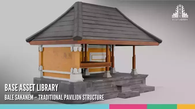 Bale Sakanem Traditional Pavilion Structure