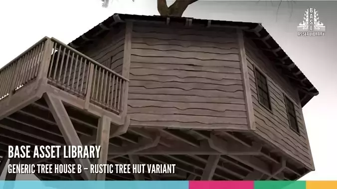 Generic Tree House B Rustic Tree Hut Variant