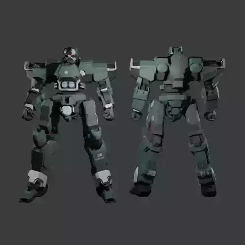 Mecha Cerberus 3D model