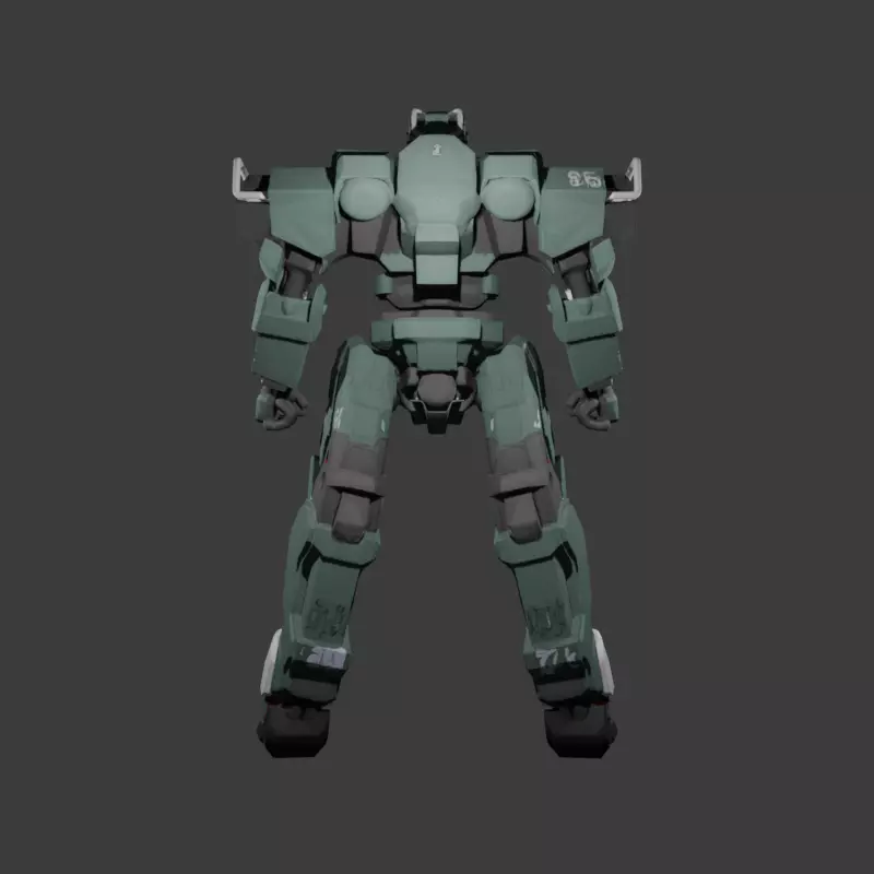 Mecha Cerberus 3D model_3