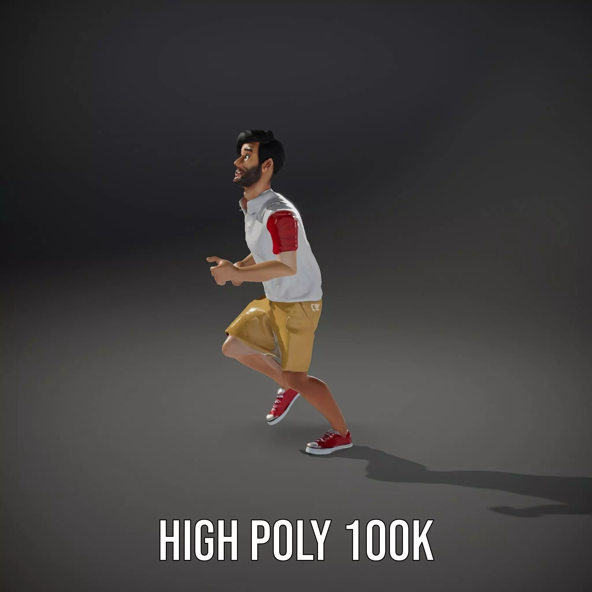 Casual Summer Outfit model pack Low-poly 3D model_22