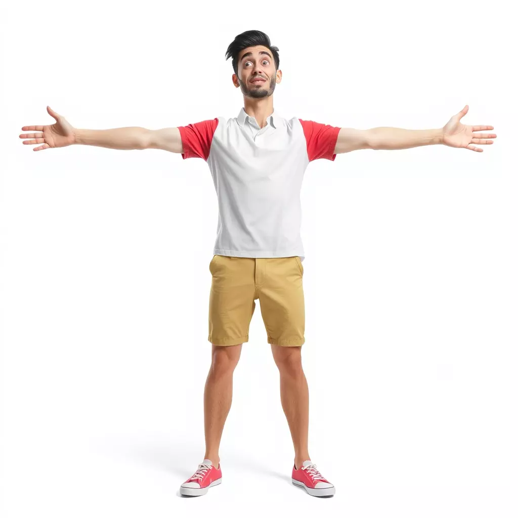 Casual Summer Outfit model pack Low-poly 3D model_2