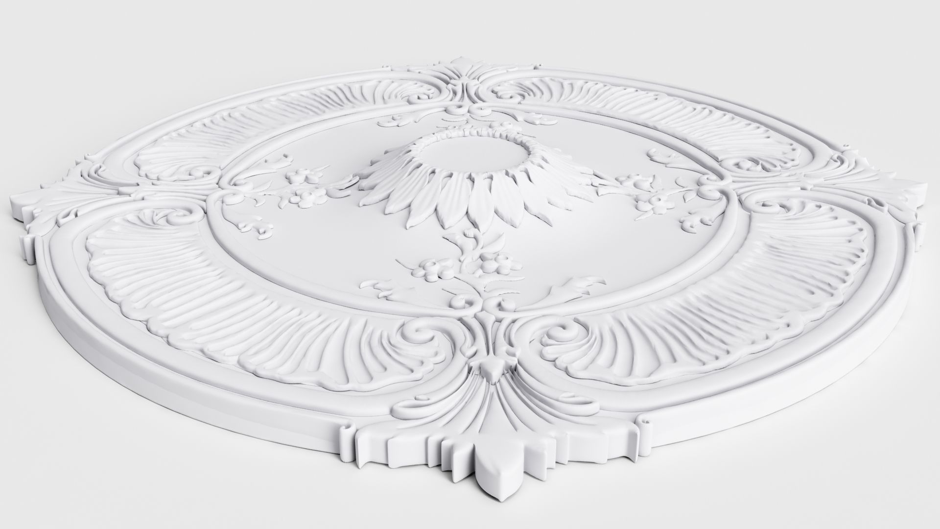 Ceiling medallion  3D model_4