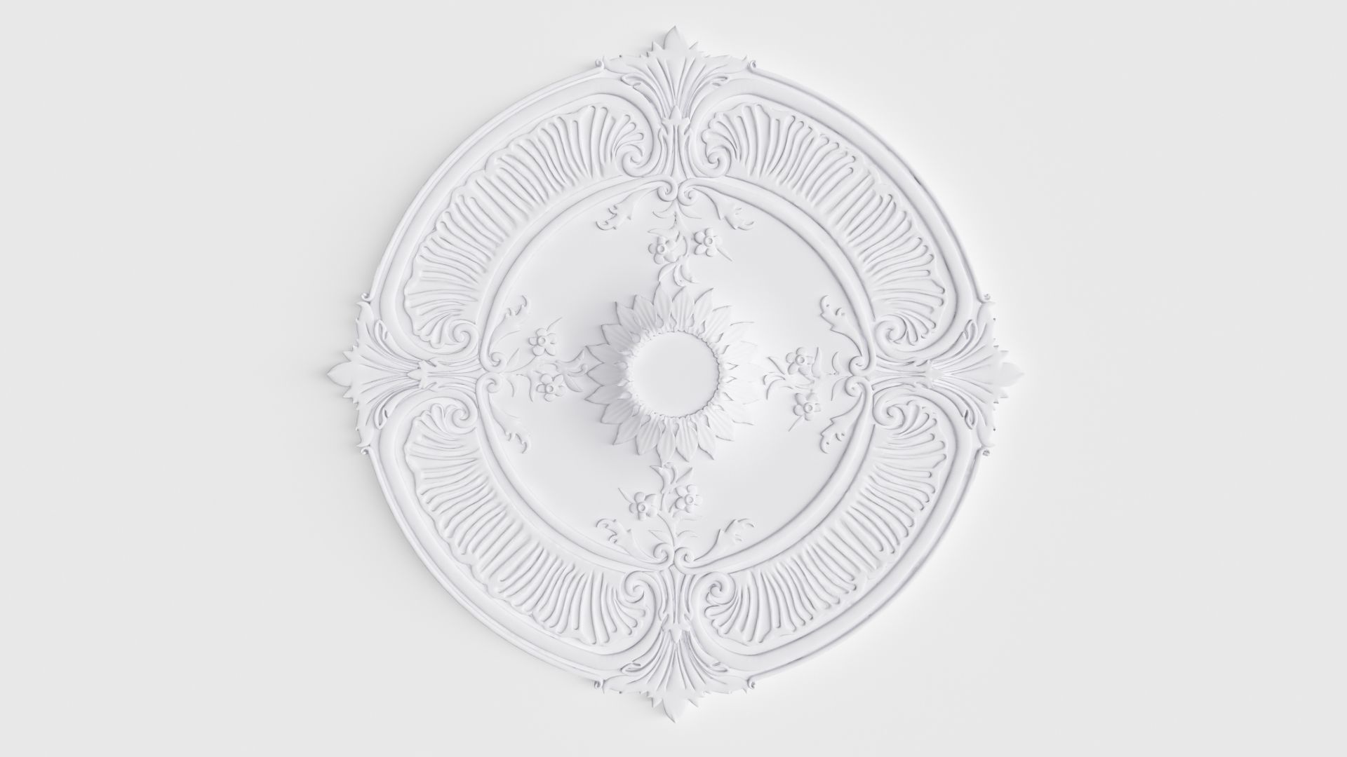Ceiling medallion  3D model_1