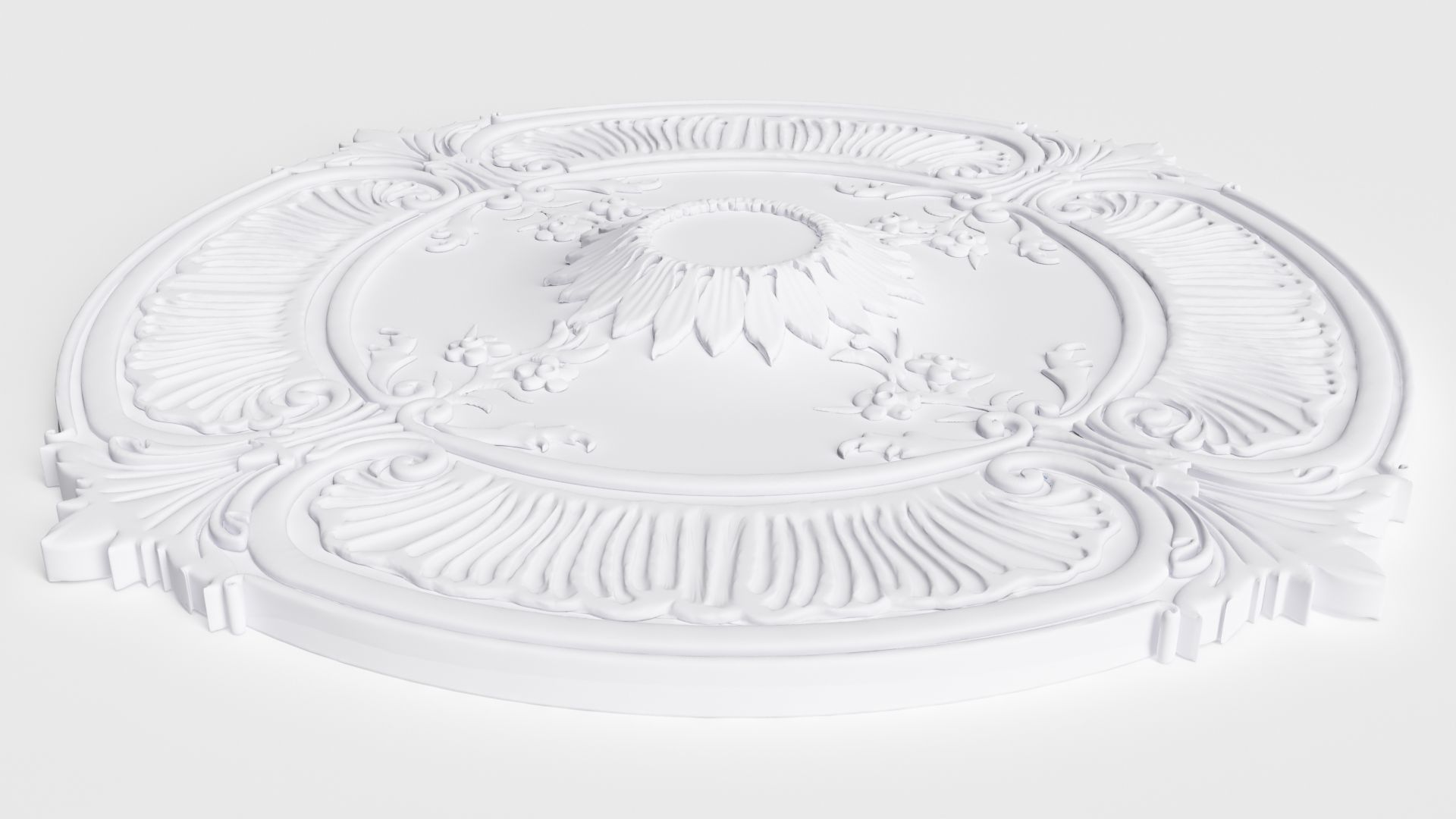 Ceiling medallion  3D model_3