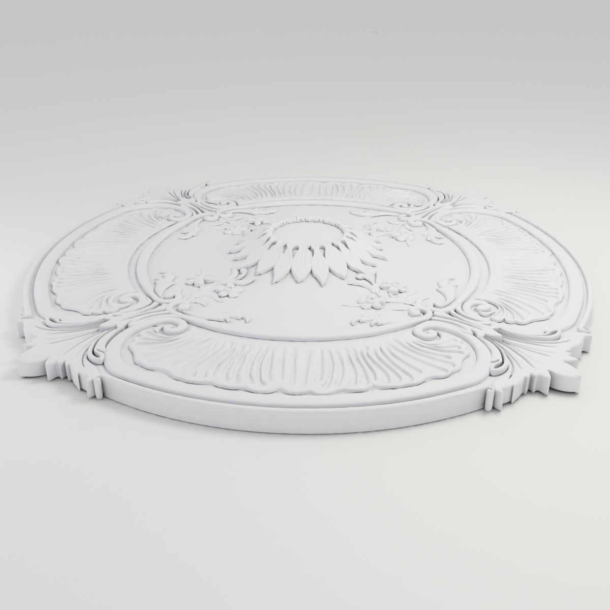 Ceiling medallion  3D model_8