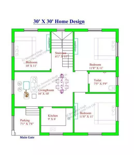 Modern Home Pack And Low Poly House Collection Low-poly 3D model_43