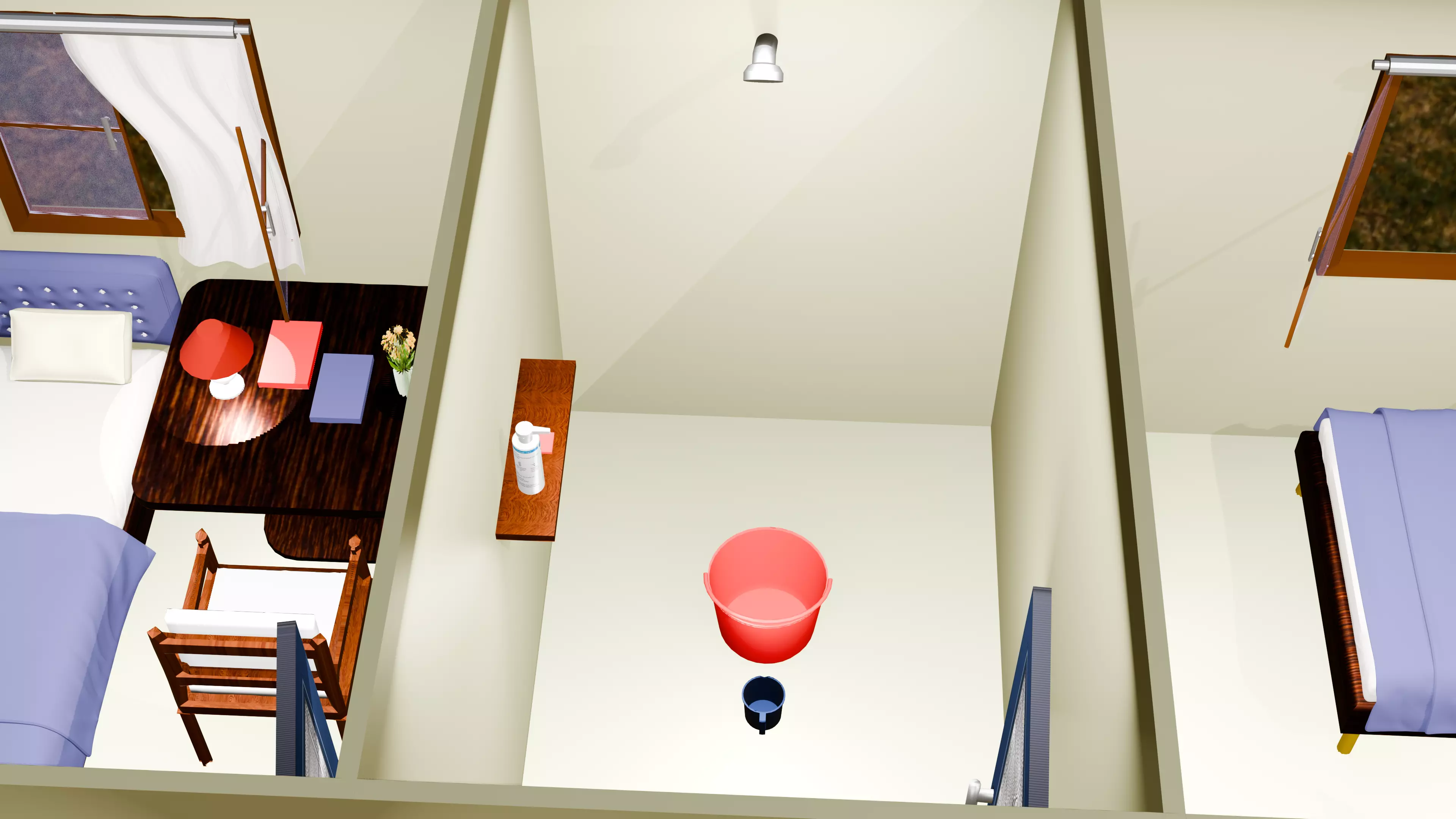 Modern Home Pack And Low Poly House Collection Low-poly 3D model_6